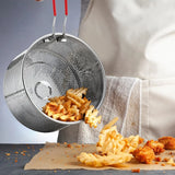 3 Pack 304 Stainless Steel Pasta Strainer Baskets, Removable Long Handle Noodle Blanchers In Australia - Darrahopens