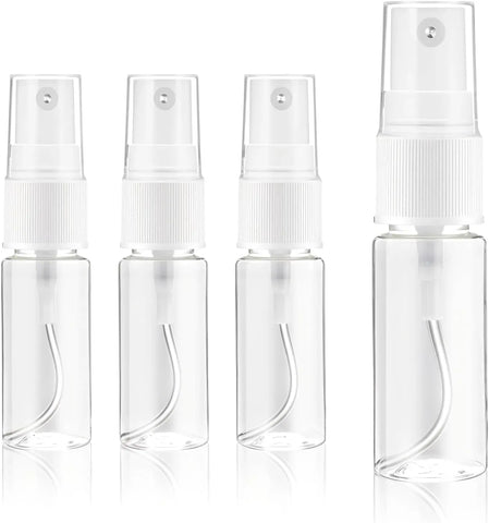 4 Pack Fine Mist Spray Bottles, Refillable Leak Proof Travel Containers for Perfume, 15ml In Australia - Darrahopens