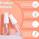 4 Pack Fine Mist Spray Bottles, Refillable Leak Proof Travel Containers for Perfume, 15ml In Australia - Darrahopens