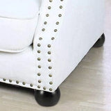 4 Pcs Round Bun Furniture Legs, Solid Eucalyptus Wood Replacement Sofa Feet, Black 2 Inch