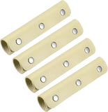 4 Pcs Handbag Handle Covers, PVC Leather Grip Protectors with Suede Lining for Tote Bags, Beige In Australia - Darrahopens