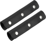 4 Pcs Handbag Handle Covers, PVC Leather Non Slip Grip Protectors with Buckles, Black In Australia - Darrahopens