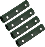 4 Pcs Handbag Handle Covers, PVC Leather Grip Protectors with Suede Lining, Dark Green In Australia - Darrahopens