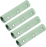 4 Pcs Handbag Handle Covers, PVC Leather Grip Protectors with Silver Buckles, Turquoise In Australia - Darrahopens