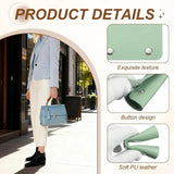 4 Pcs Handbag Handle Covers, PVC Leather Grip Protectors with Silver Buckles, Turquoise In Australia - Darrahopens