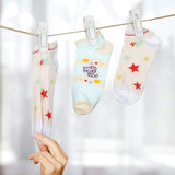 40 Pack Hanger Clips, Strong Plastic Pinch Grip Clips for Pants Skirts on Slim Hangers, White