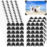 432 Pcs Self Adhesive Photo Corners, Acid Free Stickers for Albums Scrapbooking, Black In Australia - Darrahopens