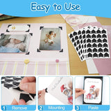 432 Pcs Self Adhesive Photo Corners, Acid Free Stickers for Albums Scrapbooking, Black