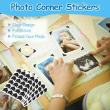 432 Pcs Self Adhesive Photo Corners, Acid Free Stickers for Albums Scrapbooking, Black In Australia - Darrahopens
