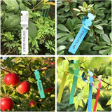 500 Pcs Plastic Plant Tree Tags, Waterproof Wrap Around Nursery Garden Labels, White 2 x 20cm In Australia - Darrahopens