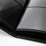 60 Pocket Paper Money Collection Album, PU Leather Banknote Stamp Ticket Binder, Black