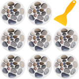 8 Pcs Non Slip Bathtub Stickers, Cobblestone Shower Decals with Scraper, Assorted Colors In Australia - Darrahopens