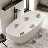 8 Pcs Non Slip Bathtub Stickers, Cobblestone Shower Decals with Scraper, Assorted Colors In Australia - Darrahopens