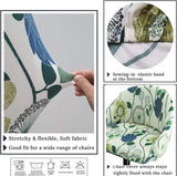Square Saddle Bar Stool Covers Set of 2, Stretch Jacquard Washable Seat Slipcovers, White Pattern In Australia - Darrahopens