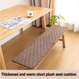 Beige Bench Cushion Pad, Non Slip Plush Sponge Seat Mat for Indoor Outdoor Patio Swing, 11.81 x 59.06 In