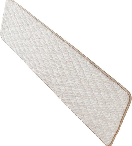 Beige Bench Cushion Pad, Non Slip Plush Sponge Seat Mat for Indoor Outdoor Patio Swing, 15.75 x 59.06 In In Australia - Darrahopens