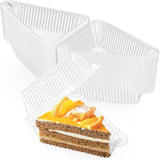100 Pcs Clear Cake Slice Containers, Hinged Triangle Pie Boxes for Bakery Catering, 5 Inch In Australia - Darrahopens