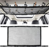Car Ceiling Fishing Rod Holder, Double Layer Mesh Storage Net, Fits 5 Rods, Black 32 x 22 In In Australia - Darrahopens