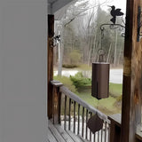 Serenity Bell Wind Chimes, Deep Low Tone Metal Garden Chime for Patio Balcony, Copper Tone