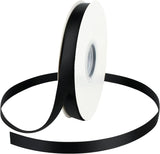 Double Face Satin Ribbon, Polyester Gift Wrapping Wedding Craft Ribbon, Black 1/2 In x 50 Yd In Australia - Darrahopens