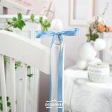 Double Face Satin Ribbon, Polyester Gift Wrapping Wedding Craft Ribbon, Dusty Blue 1/2 In x 50 Yd