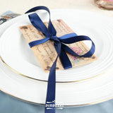 Double Face Satin Ribbon, Thin Polyester Craft Ribbon for Wedding Decor, Dusty Blue 1/2 In x 50 Yd In Australia - Darrahopens