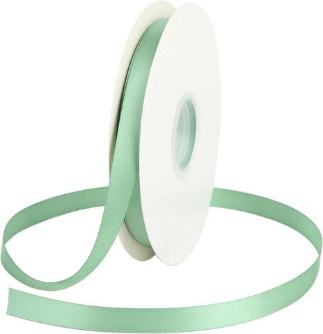 Double Faced Satin Ribbon, Polyester Thin Ribbon for Gift Wrapping, Dusty Blue 1/2 In x 50 Yd In Australia - Darrahopens