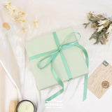 Double Faced Satin Ribbon, Polyester Thin Ribbon for Gift Wrapping, Dusty Blue 1/2 In x 50 Yd In Australia - Darrahopens