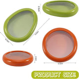 2 Pack Avocado Onion Storage Containers, Reusable Fridge Keepers with Tight Seal, Green Brown In Australia - Darrahopens