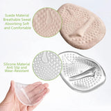 4 Pack Gel Ball of Foot Cushions, Anti Slip Metatarsal Pads for High Heels Pain Relief, Camel In Australia - Darrahopens