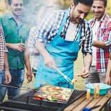 Large Stainless Steel Grill Basket, Folding BBQ Rack with Detachable Handle, 12.6 x 9.45 x 2 In In Australia - Darrahopens