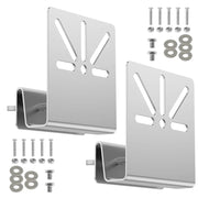 2 Pack Gutter Mount Brackets, Stainless Steel Drill Free Holder for Solar Security Cameras In Australia - Darrahopens