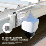 2 Pack Gutter Mount Brackets, Stainless Steel Drill Free Holder for Solar Security Cameras In Australia - Darrahopens