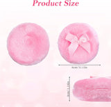 4 Pack Large Body Powder Puffs, Soft Fluffy Washable Wet Dry Makeup Puffs, 3.5 Inch 4 Colors In Australia - Darrahopens