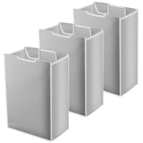 3 Pcs Laundry Sorter Cart Replacement Bags, Heavy Duty Oxford Hamper Liners for 3 Section Carts, Gray In Australia - Darrahopens