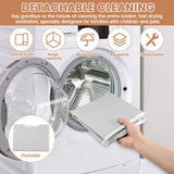 3 Pcs Laundry Sorter Cart Replacement Bags, Heavy Duty Oxford Hamper Liners for 3 Section Carts, Gray