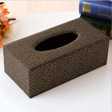 Leather Tissue Box Holder, Rectangular Cover with Lid for Home Office Car Tabletop, Brown 1 In Australia - Darrahopens