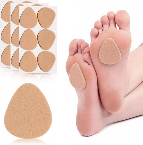 18 Pcs Metatarsal Felt Pads, Soft Ball of Foot Cushions for Pain Relief Calluses, Beige In Australia - Darrahopens