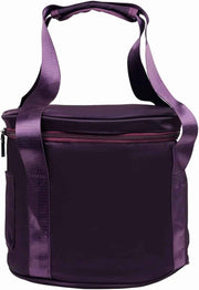 10 Inch Purple Padded Carry Bag, Polyester Case with Handle Front Pocket for Yoga Travel In Australia - Darrahopens