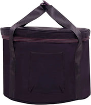 10 Inch Purple Padded Carry Bag, Polyester Case with Handle Front Pocket for Yoga Travel
