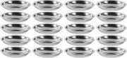 10 Pack 10cm Stainless Steel Dipping Dishes, Reusable Sauce Appetizer Plates for Camping, Silver In Australia - Darrahopens