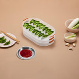 10 Pack 10cm Stainless Steel Dipping Dishes, Reusable Sauce Appetizer Plates for Camping, Silver