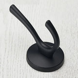 2 Pack Wall Hooks, Heavy Duty Self Adhesive Coat Towel Robe Hangers for Bathroom Kitchen, Black In Australia - Darrahopens