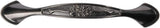 3 Pack Floral Cabinet Pull Handles, Solid Zinc Alloy Hardware, 5.04 In Hole Distance, Bronze In Australia - Darrahopens
