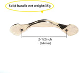 3 Pack Floral Cabinet Pull Handles, Solid Zinc Alloy Hardware, 3.8 In Hole Distance, Brown Amber