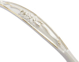 3 Pack Floral Cabinet Pull Handles, Solid Zinc Alloy Hardware, 5.04 In Hole Distance, Gold Ivory In Australia - Darrahopens