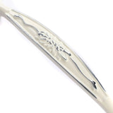 3 Pack Floral Cabinet Pull Handles, Solid Zinc Alloy Hardware, 5.04 In Hole Distance, Silver Ivory In Australia - Darrahopens