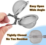 4 Pack 304 Stainless Steel Tea Strainers, Fine Mesh Ball Infusers with Squeeze Handle In Australia - Darrahopens