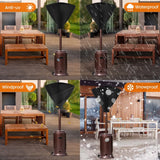Patio Heater Top Cover, 420D Waterproof Oxford Outdoor Heater Head Cover, Black 34 Inch In Australia - Darrahopens