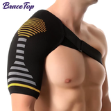 Compression Shoulder Support Breathable Fabric Rotator Cuff Men Women(Red) In Australia - Darrahopens